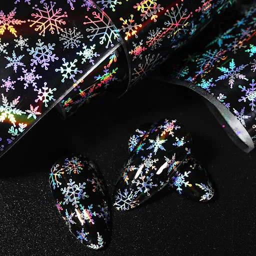 Title 4, Adesivos de unha AliExpress Natal estrela floco...