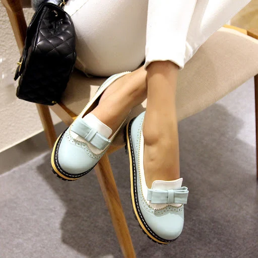 Title 3, Korean Style Academy Cute 17 Years Bowknot PU S...