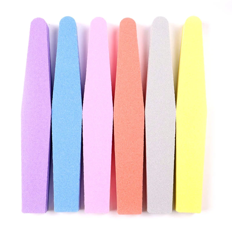 Diamond polishing strip nail art tool. High elastic sponge foil, double-sided nail art polishing strip for perfect shine — photo 5