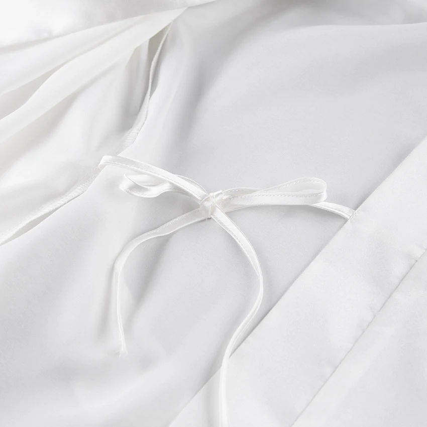 Title 8, Cardigan Strap Ice Silk Robe Blouse And Pants P...