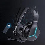 Fones de ouvido sem fio Bluetooth Dual Mode Gaming. Experimente áudio imersivo, baixa latência e conforto prolongado para uma experiência de jogo superior. — foto 5