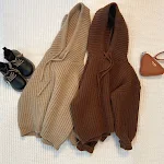 Moletom com capuz estilo Mori retrô infantil outono, aconchegante e charmoso. Ideal para um visual outonal confortável e elegante. — foto 2