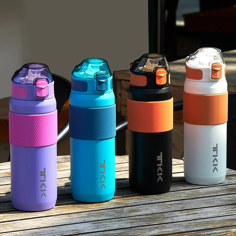 Stainless Steel Thermal Insulation Outdoor Portable Large Capacity Straw Cup keeps your drinks hot or cold, perfect for — photo 1