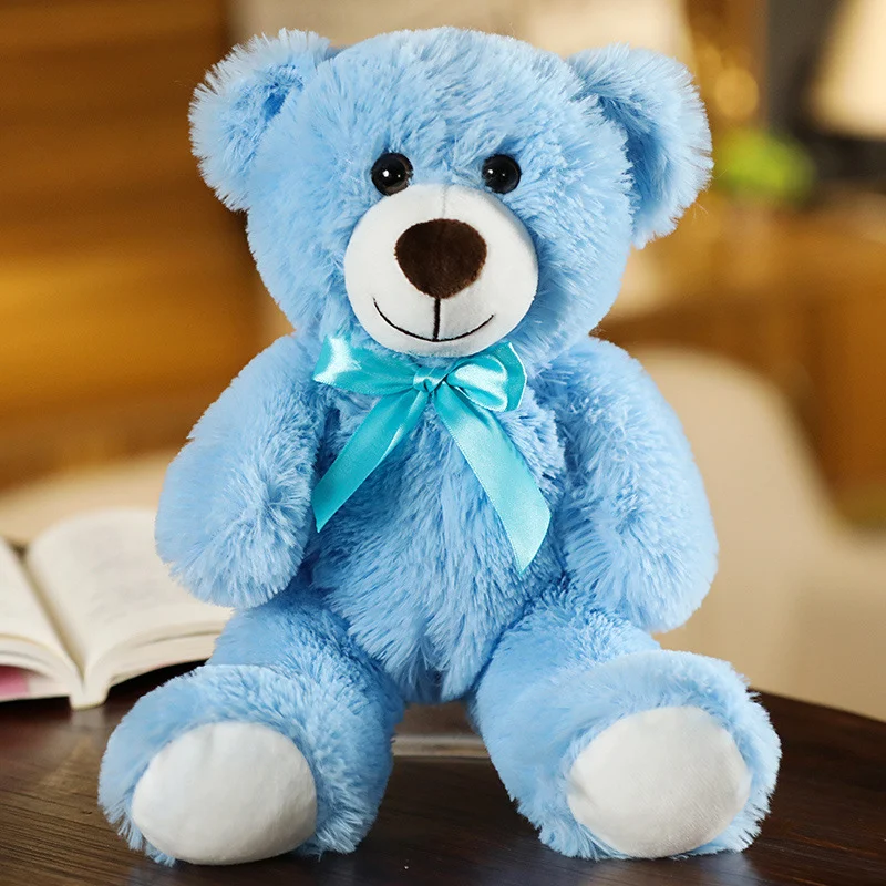 Orsetto di Peluche Sette Colori con Fiocco, perfetto per matrimoni, regali e commercio estero, un amico adorabile. — foto 6