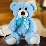 Orsetto di Peluche Sette Colori con Fiocco, perfetto per matrimoni, regali e commercio estero, un amico adorabile. — foto 6