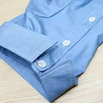 Law Fighting Clothes Spring and Summer New Products Shirt Suit Denim. Stylish and comfortable menswear, perfect for warm — photo 5