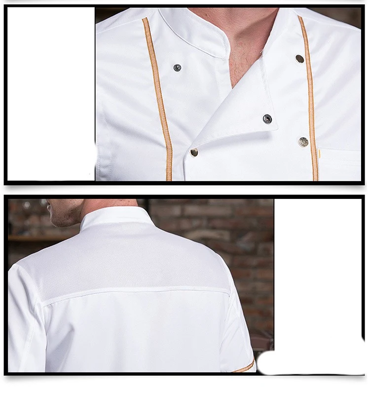 Title 2, Chefs overall korte mouw heren zomer dunne sec...