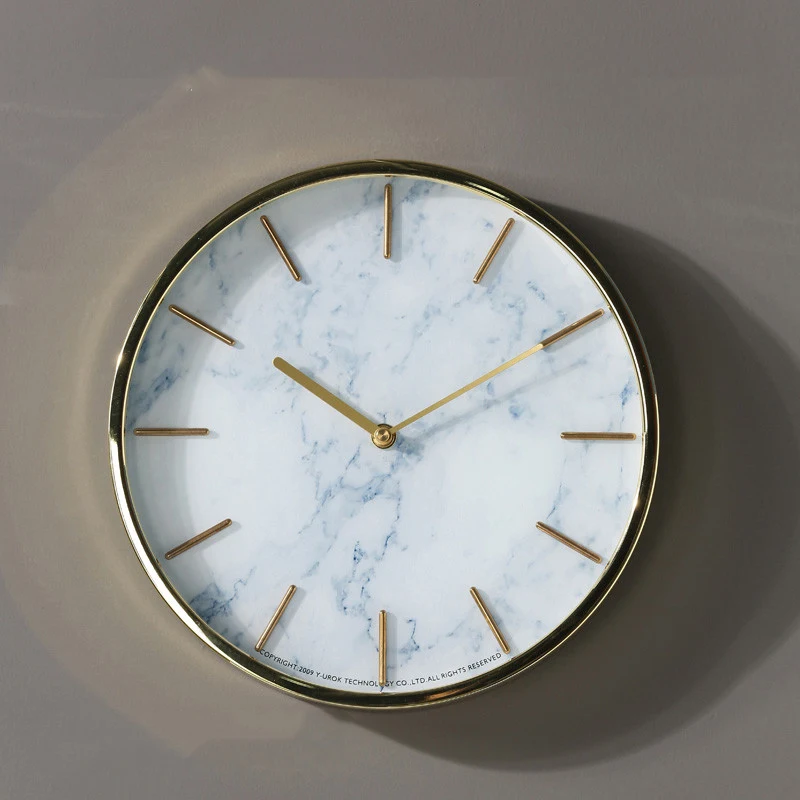 Title 4, Nordic Modern Wall Clock Light Luxury Style. A ...