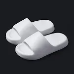 Antislip brood-pantoffels voor binnen en de badkamer. Veilige en comfortabele huisslippers voor dagelijks gebruik. Perfecte pasvorm. — foto 4