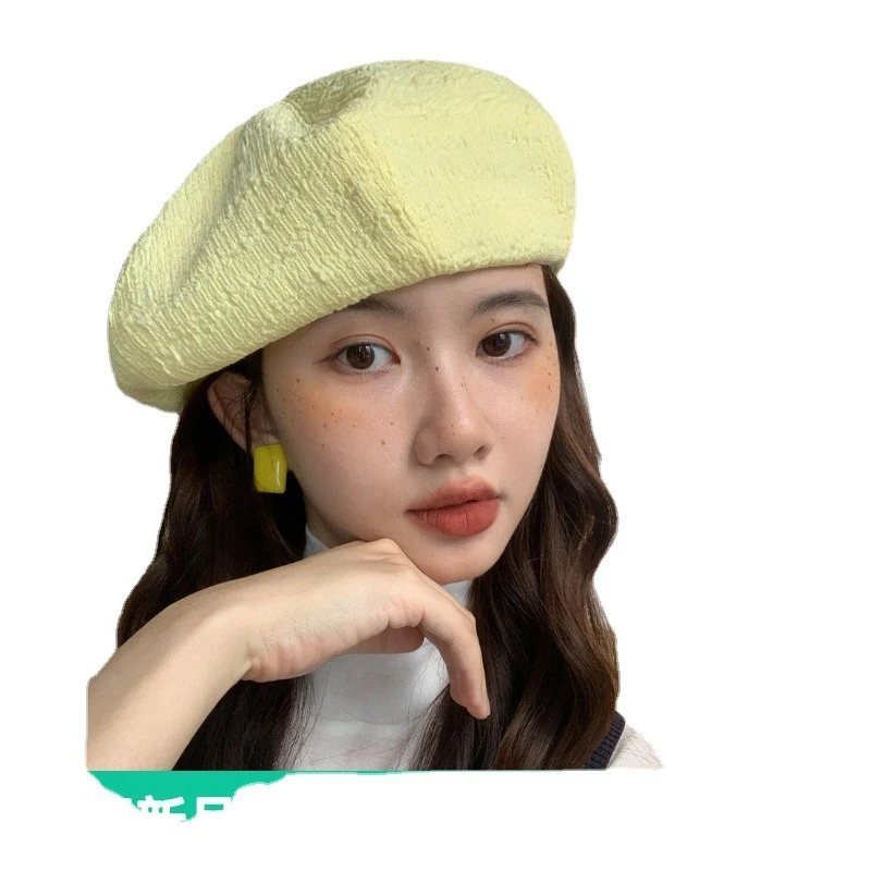 Title 6, Face-looking Small Beret Childrens Pleated See...