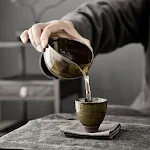 Retro Large Stoneware Pitcher Fair Cup Teapot Perfect for Serving Tea and Beverages in Style and with Elegance. — photo 2