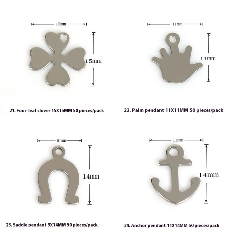 Pendientes hechos a mano con colgante de acero inoxidable con diseño de oso de amor, accesorios de aretes de botón, ideales para regalos. — foto 33