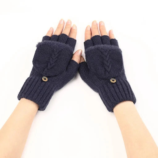 Title 11, Womens Wool Fingerless Gloves Warm Fashionable...