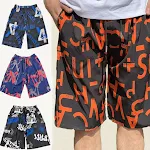 Short de bain imprimé avec cordon, pantalon décontracté d'été, parfait pour la plage, la piscine et les vacances, léger et confortable, style casual. — photo 15