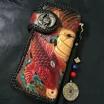 Handgemaakte leren herentas met handgesneden details. Duurzaamheid en stijl komen samen. Perfect voor dagelijks gebruik en een statement van vakmanschap. — foto 5