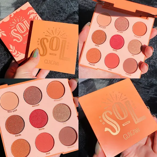 Title 2, Nine-Color Fruit Eyeshadow Palette with Peach, ...