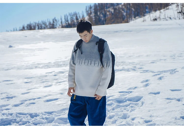 Title 3, Mens Half Turtleneck Sweater Winter New Hong K...