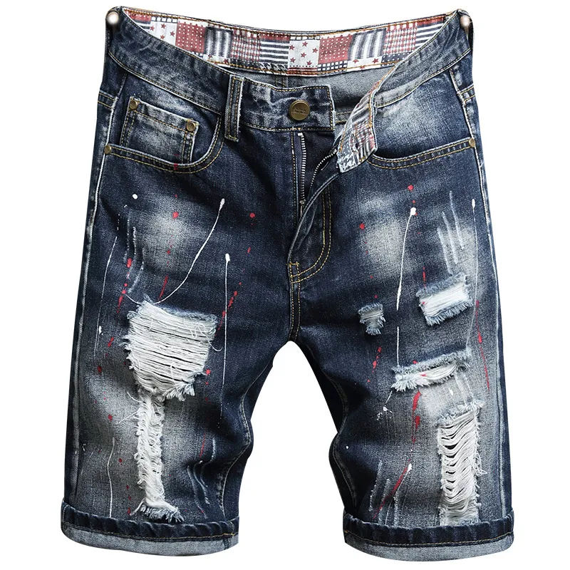 Title 2, Summer Mens Denim Shorts for Cross-border Amaz...