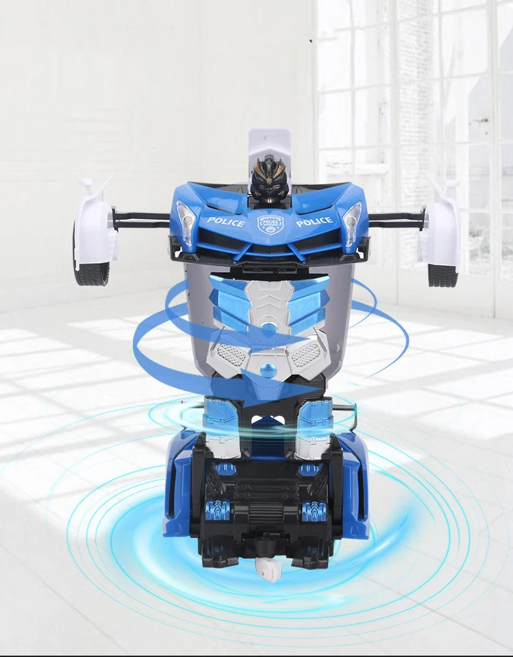 Carro de Controle Remoto Robô de Deformação para Crianças, Brinquedo 2 em 1, Fácil de Controlar, Presente Perfeito. — foto 1