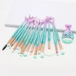 10 Mermaid Makeup Brushes Suit Beauty Tools Hot Selling Product Makeup Brushes Combination — photo 25