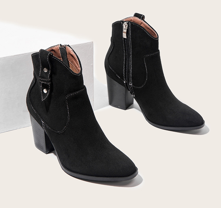 Title 4, Botas Martin Femininas de Outono e Inverno, Sal...