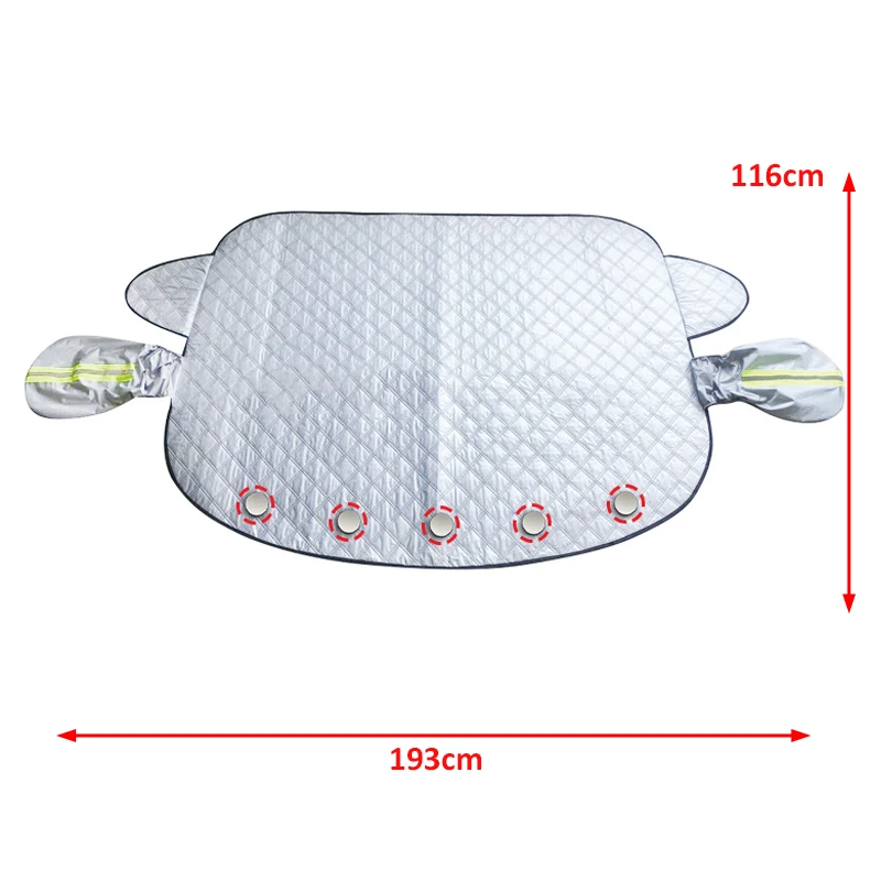 Thickened Frost and Antifreeze Sun Visor for Magnetic Snow Gear. Enhanced protection from ice, sun, and snow. Ensures cl — photo 7