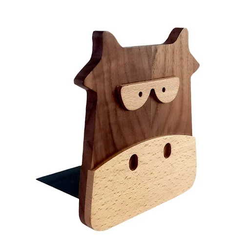 Title 5, Soporte de libros para terneros de madera maciz...