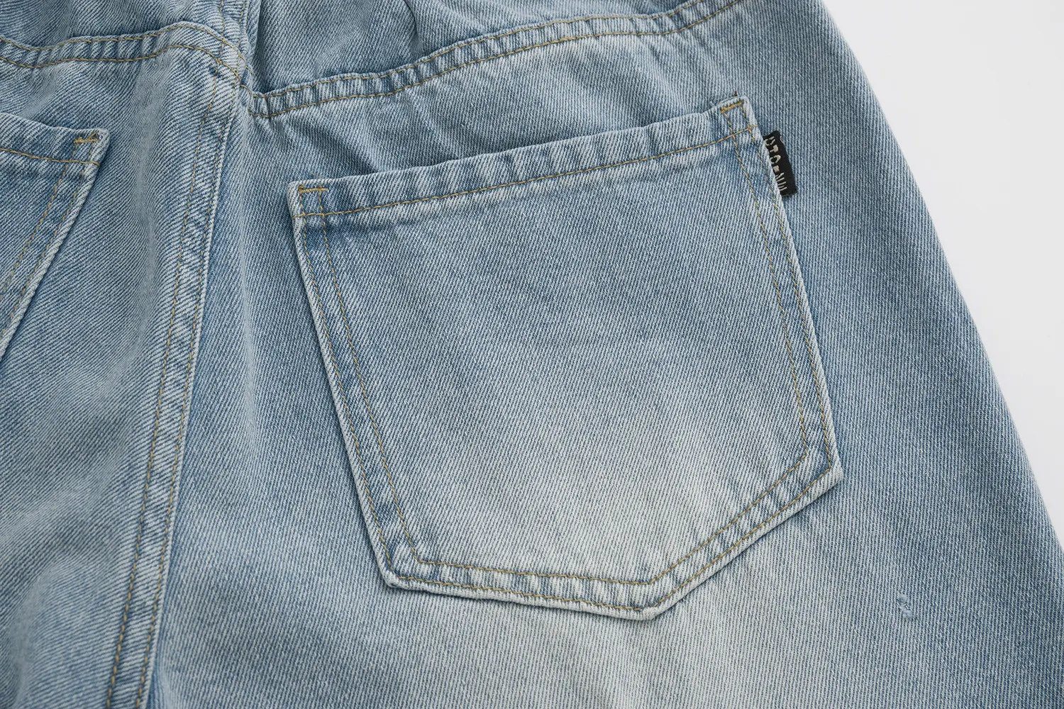 Washed and Faded Denim Trousers for Men, stylish and comfortable, casual fashion essential, versatile design, perfect fo — photo 16