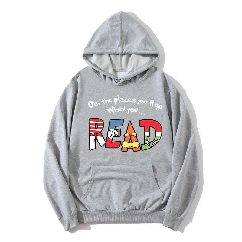 Moletom casual com capuz com estampa de letras coloridas europeias e americanas, perfeito para outono e inverno, conforto e estilo no seu dia a dia. — foto 6