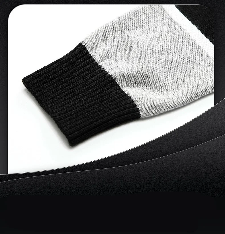 Title 8, Mens Sweater Plus Velvet Thickening Retro Tren...