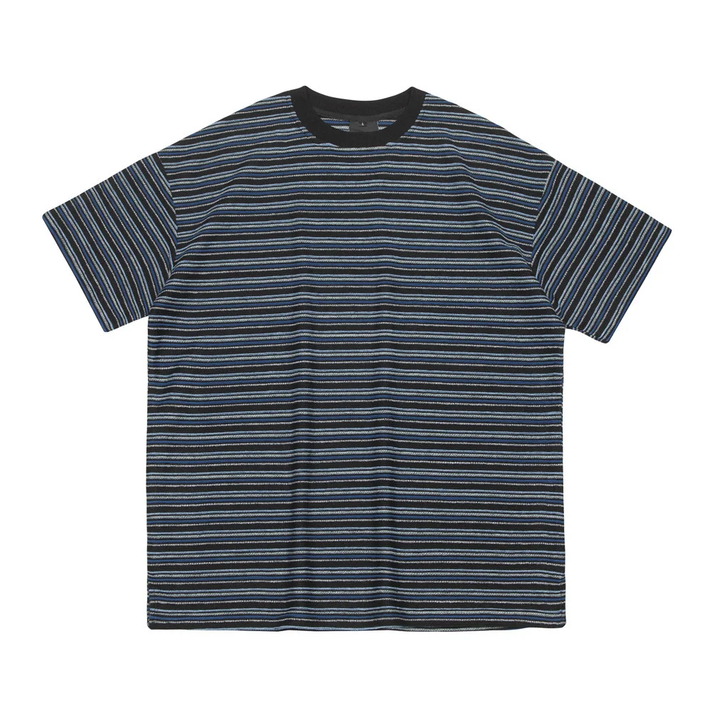 Title 3, Maglione da uomo a righe girocollo, in maglia, ...