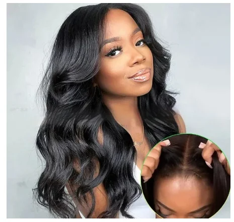 Peruca de cabelo humano Body Wave sem cola com touca, fácil de usar, natural e confortável. Obtenha um visual perfeito e sem complicações. — foto 7