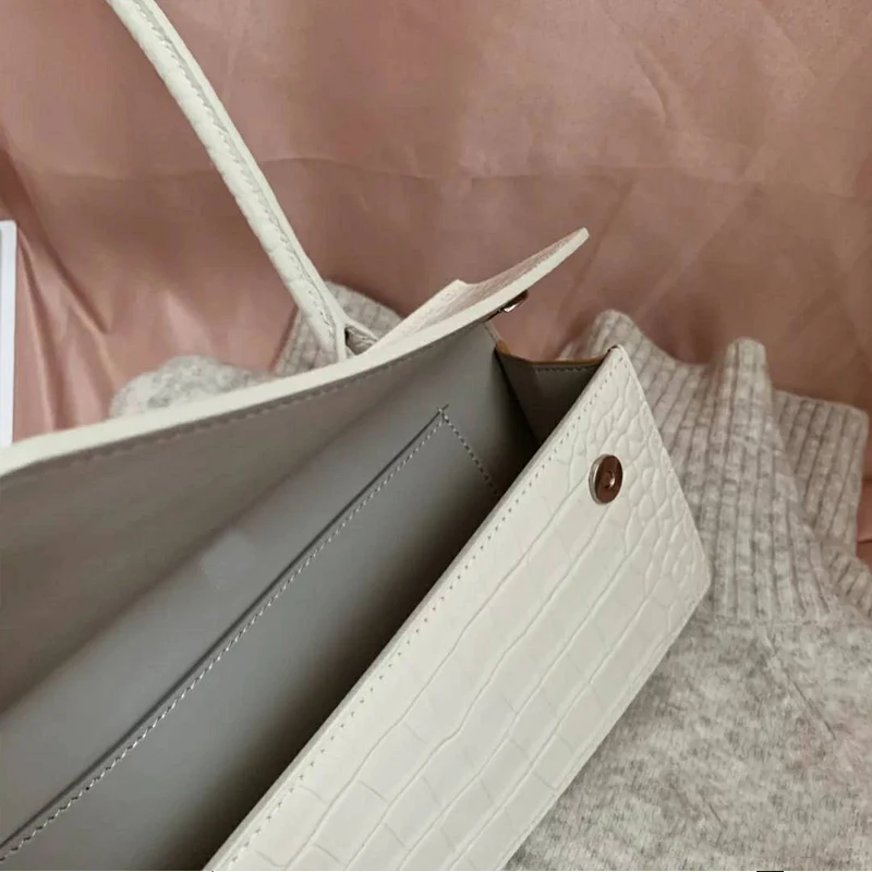 Title 5, Retro Patroon One-Shoulder Baguette Tas – De Pe...