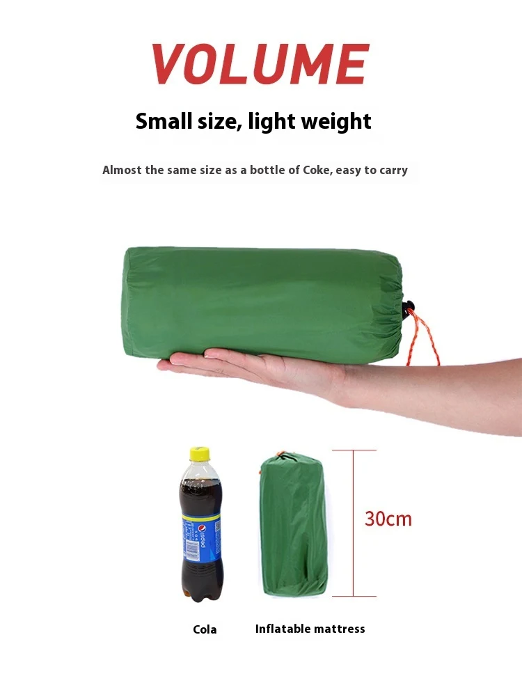 Colchão de ar duplo para camping, largo e para uso externo. Perfeito para descanso e pausas ao ar livre. Conforto garantido! — foto 26