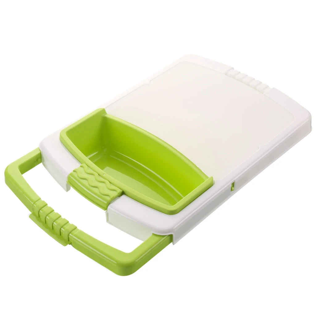 Title 2, Kitchen Drain Cutting Board — Space-saving food...
