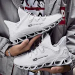 Sapatos masculinos outono e primavera com bico redondo respiráveis, proporcionando conforto e estilo para uso diário. Perfeitos para qualquer ocasião casual. — foto 4