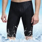 Conjunto de sunga masculina de secagem rápida e comprimento médio com proteção solar. Perfeito para sol e mar. — foto 1