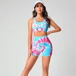 Sutiã esportivo e calça legging de yoga feminina para fitness. Conforto e suporte ideais para seus treinos e atividades físicas. — foto 10