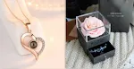 Titanium steel rose set1