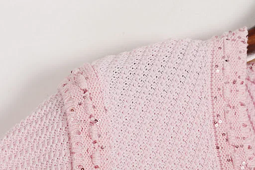 Title 5, Womens V-neck Tight Waist Drill Buckle Knitted...
