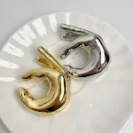 Broche OK Metal para Gestos, Accesorio de Ropa Versátil, Pin Elegante para Combinar con Todo, Joyería de Moda para Looks Completos — foto 8