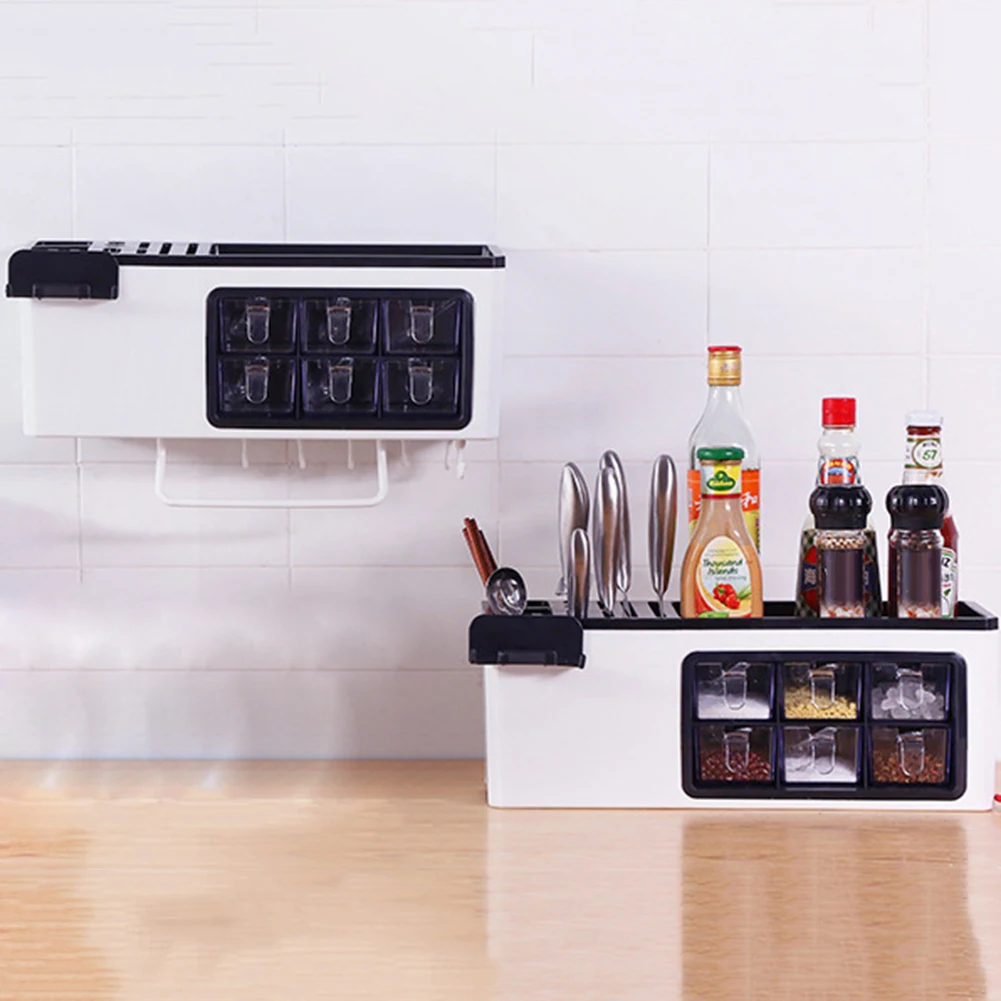 Title 9, Multifunctional wall-mounted home storage jar O...