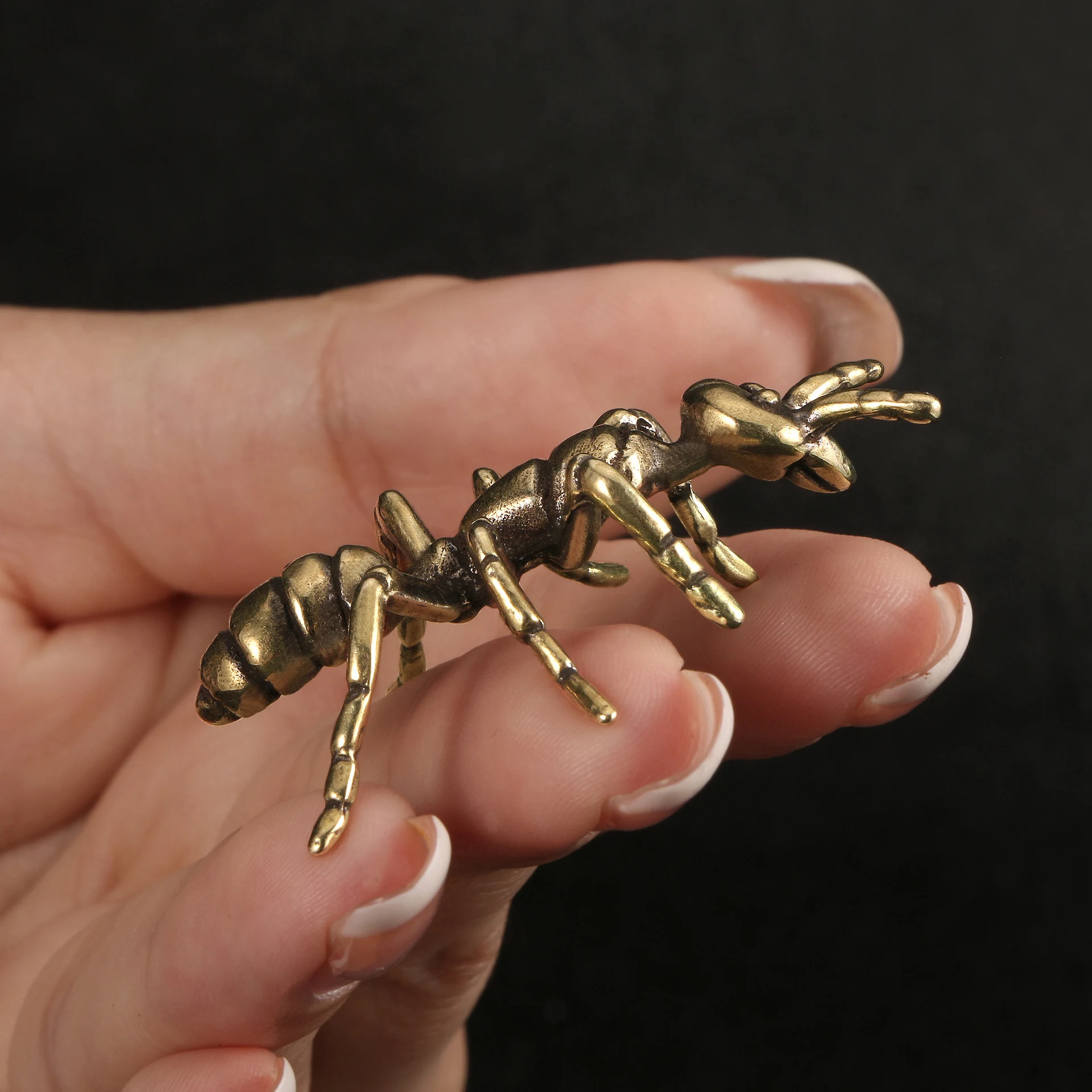 Creative Antique Ant Decoration in Chinese Antique Style Bronze Statue Insect Tea Enhance Your Home Decor and Enjoy Tea — photo 3