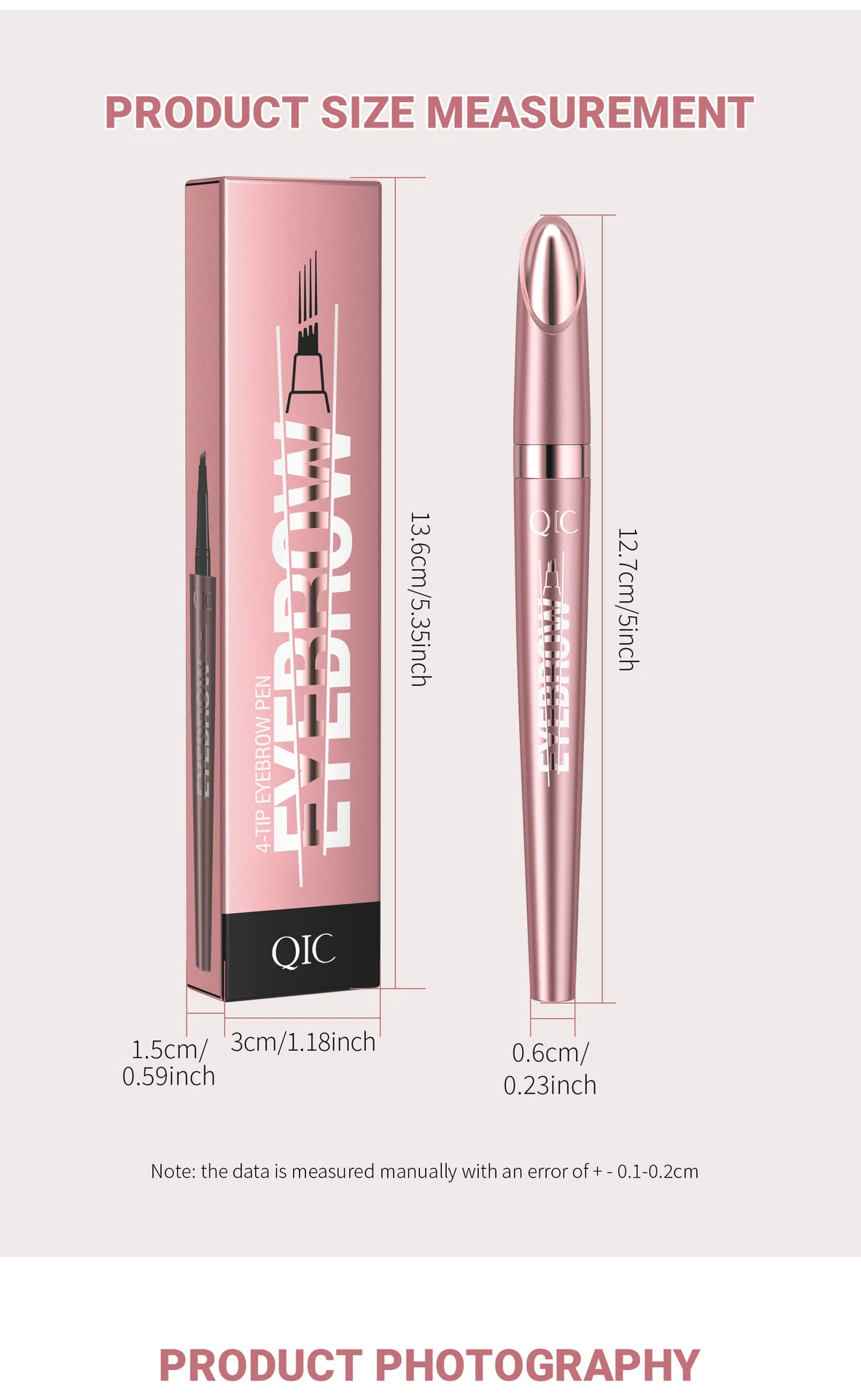 Title 15, Waterproof and Smooth Four-Fork Liquid Eyebrow ...