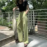Women's Solid Color Cotton and Linen Loose High Waist Trousers Casual style offering comfort and versatility for everyda — photo 3