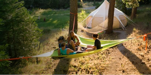 Title 5, Multi-Person Hammock Three Point Design Portabl...