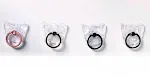 White cat rose gold