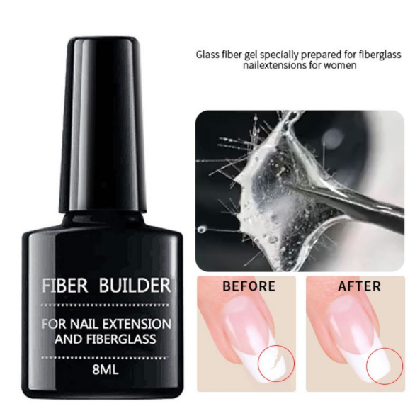 20 Unidades Seda Fibra de Vidro para extensão de unhas UV, não tecido, DIY gel acrílico, manicure francesa, acessórios. — foto 4