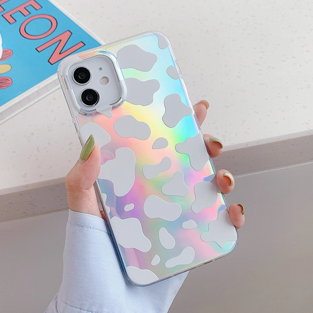 Title 5, Double-sided Laminating Laser Zebra Print Leopa...