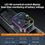 T18 Automotive MP3 Player Multifunction Bluetooth Receiver Car U Disk Lossless Music FM Transmitter Stream Music in Your — photo 4
